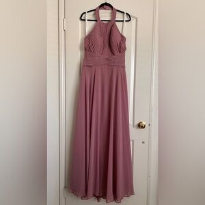AZAZIE Monroe Bridesmaid Dress (Color: Vintage Mauve)